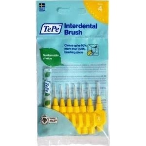 La Estepeña Tepe_original Copper toothbrushes 0, 7mm Yellow 8pcs