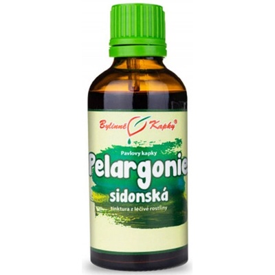 Bylinné kapky Pelargónia sidonská bylinné kvapky tinktúra 50 ml