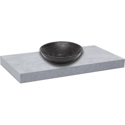 Naturel Dolce deska pod umyvadlo 130 x 8 x 50 cm beton mat DO13050BE – Zboží Dáma