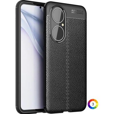 Huawei P50 Удароустойчив Litchi Skin Калъф и Протектор