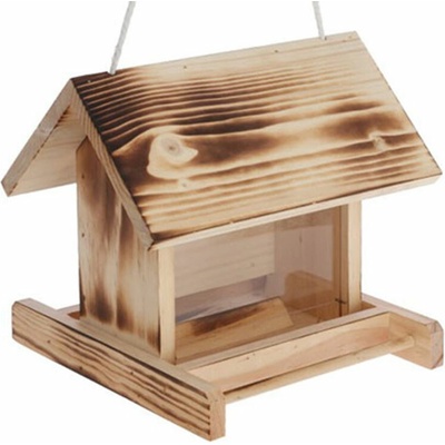 Kerbl Riederstein Závesné kŕmidlo pre vtáky 23,8 x 22 x 20,7 cm drevo 87036