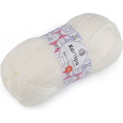 Prima-obchod Pletací příze Baby One 100 g, barva 6 (019) krémová světlá
