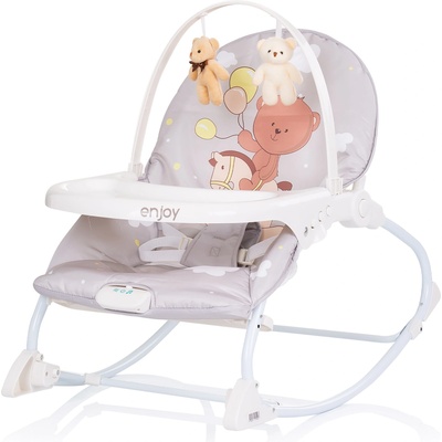 Chipolino Музикален шезлонг "Енджой" мече (shenj02301be)