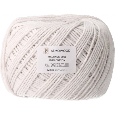 Atmowood příze na macramé - přírodní