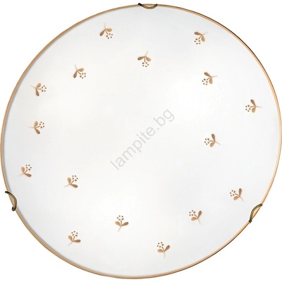 Kolarz 731.12. 4.160 - Стенно осветително тяло NONNA 2xE27/60W/230V Ø 40 cm, с флорален дизайн, розово злато (KL0427)