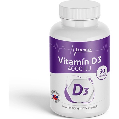 Pharma Activ Vitamin D3 MAX 4000 I.U. 30 kapsúl