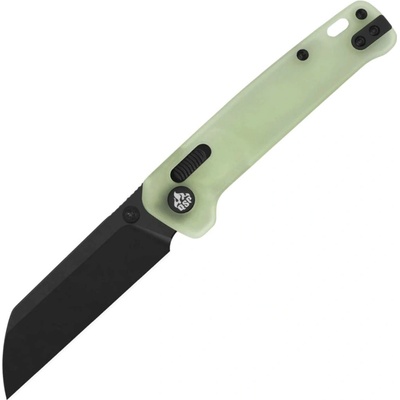 QSP Knife Penguin Glyde 14C28N, black, resin, Glyde lock QS130GL-H2