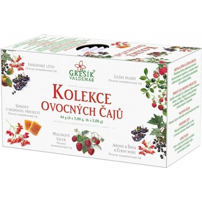 Grešík NATURA Kolekce Ovocných čajů 5 x 4 n.s.