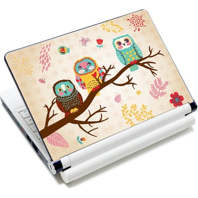 Samolepka, skin Huado pre notebook 12"-15,6" Sovy na strome