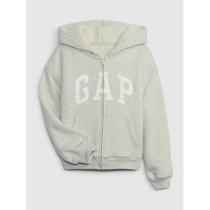 GAP Детски топъл суитшърт с лого GAP GAP | Siv | Момичешки | 116/122