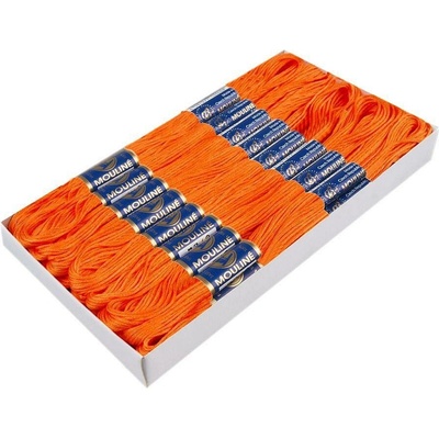 Příze vyšívací Mouline Niťárna Varianta: 2192 Sun Orange, Balení: 24 ks