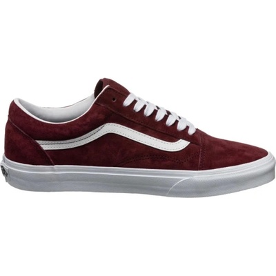 Vans UA Old Skool pig suede tawny port červená