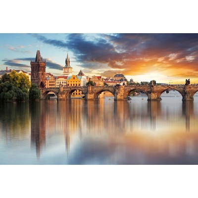 Dimex MS-5-0664 vliesová fototapeta na zeď Výhľad na Karlov most, rozmery 375 x 250 cm