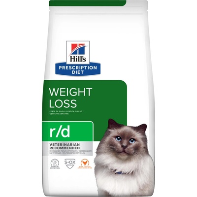 Hill's Prescription Diet R/D Regulácia hmotnosti granule pre mačky 1,5 kg
