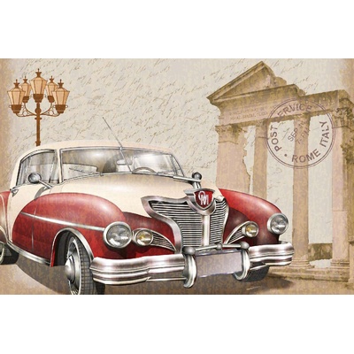 DIMEX ART Флизелинов фототапет римски винтидж плакат 375 x 250 см