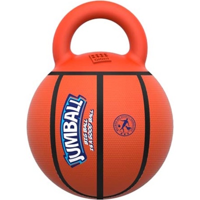 GIGWI Jumball Míč pro psy s rukojetí oranžový 20 cm