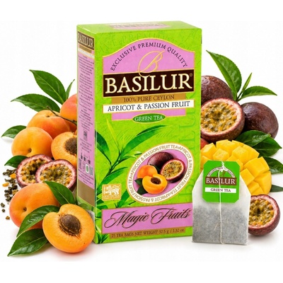 Basilur Marhuľa & Mučenka 25 x 1,5 g