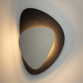 Sigma Led аплик pedra led/7w/230v черен/бежов (si0433)