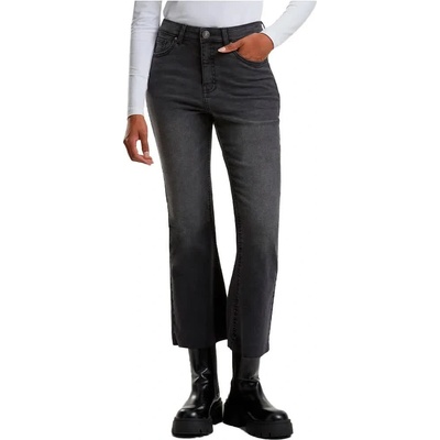 Urban classics Дънки Urban Classics Cropped Flared jeans - Black