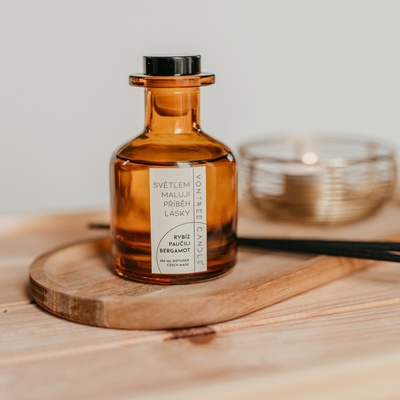 Vontree Candle Aroma difuzér Pačulí a Rybíz 120 ml