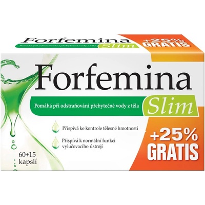Forfemina Slim odvodnění těla 75 kapslí – Zboží Mobilmania