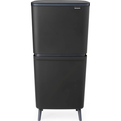 Brabantia Кош за смет за разделно събиране Brabantia SortUp Hi 20+25L, Dark Grey