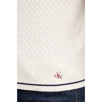 Calvin Klein Jeans тениска тип пулове с яка дамски (LV047F320G)