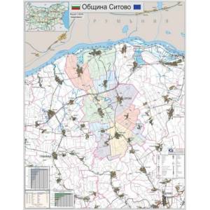 Mapmedia Карта на община Ситово (d214)