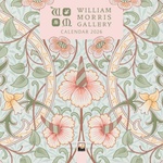 Flame Tree Publishing William Morris Gallery Mini Wall Calendar 2026 (Art Calendar)