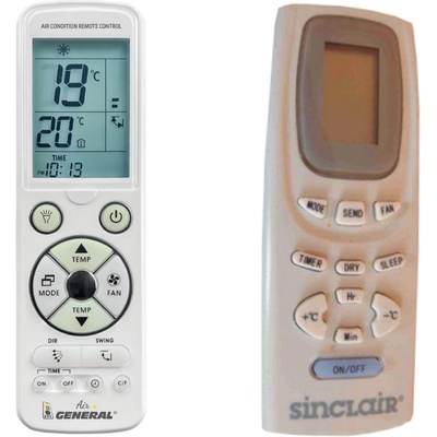 General SINCLAIR AMC-14Aa - луксозно с подсветка дистанционно управление (AMC-14Aa)