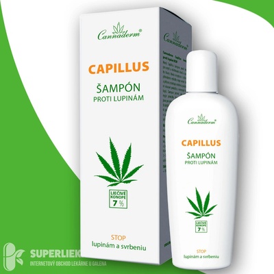Cannaderm Cappillus šampón proti lupinám New 150 ml