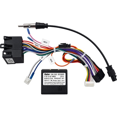 2DIN Napájecí kábel s CANBUS G-RZ-VW58 – 2×ISO do 16PIN