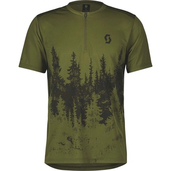 Scott TRAIL FLOW ZIP SS zelená