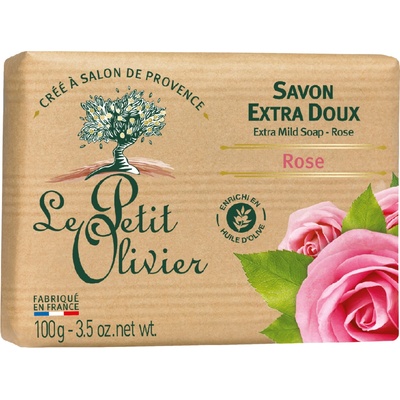 Le Petit Olivier extra jemné mydlo Ruža 100 g