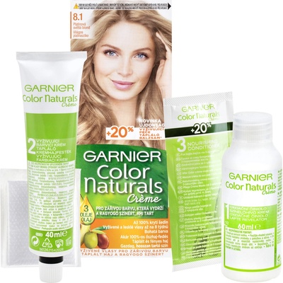 Garnier Color Naturals světlá blond popelavá 8.1