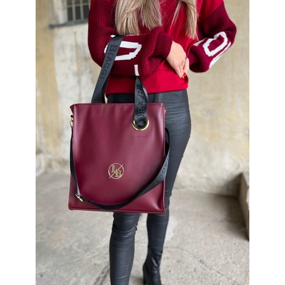 Laura Biaggi kabelka na rameno DX-2038-bordo Bordová