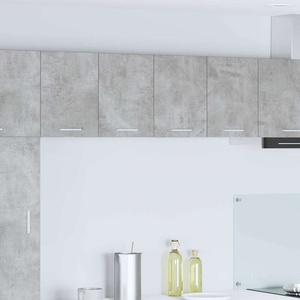 vidaXL Висящ шкаф Бетон сив и бяло 60 x 31 x 40 см Инженерна дървесина (884168)