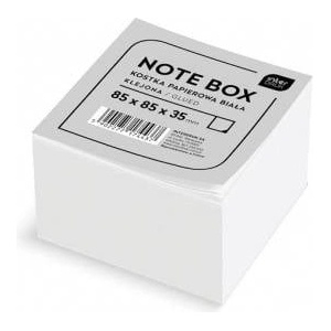 Interdruk Paper cube white 85x85x35 mm glued