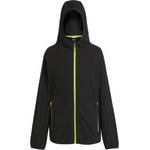 Regatta NAVIGATE TRF 690 / Мъжко поларено яке с качулка - черно/лаймово зелено S (36F690d8201)