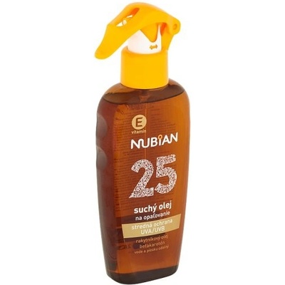 Nubian suchý olej na opalování SPF25 200 ml