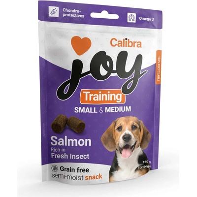 Calibra Joy Dog Training Puppy&Adult S Salmon 150 g