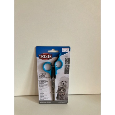 Trixie Efilační nůžky prostřihávací oboustranné 16 cm – Zbozi.Blesk.cz