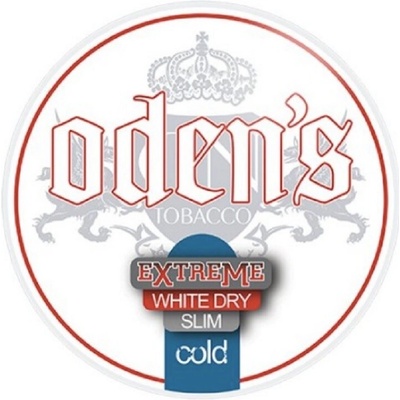 GN Tobacco Odens Extreme cold white dry slim 22 mg 20 sáčků – Hledejceny.cz