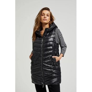 Moodo Стеган елек с цип в черно Moodo Moodo | Cheren | ЖЕНИ | XS