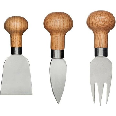 SAGAFORM Sada nožů na sýr Oval Oak Cheese Set 3 ks 5017198