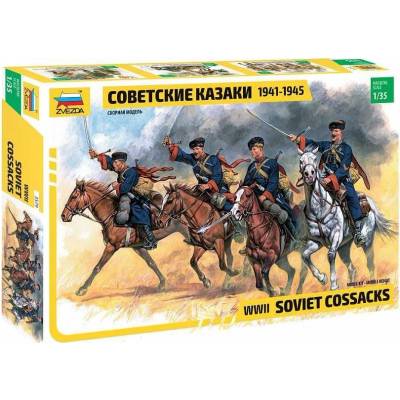 Zvezda Model Kit figurky 3579Soviet Cossacks RR 1:35