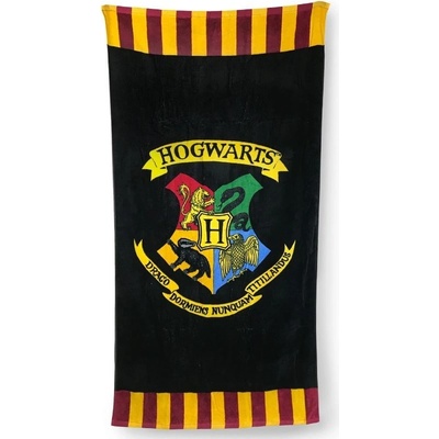 Harry Potter Logo Hogwarts osuška 75 x 150cm 75 x 150cm
