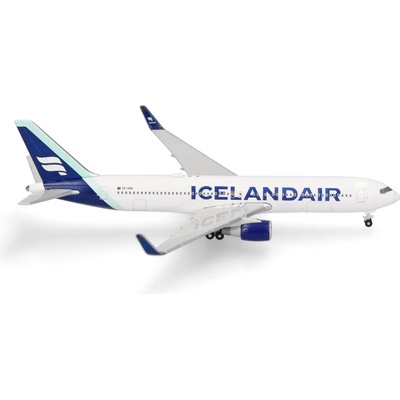 Herpa B767-319ER Icelandair "Boreal Blue" Tail, Named "Svörtuborgir" 1:500