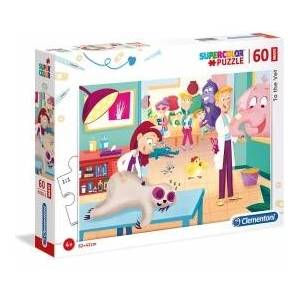 Clementoni Puzzle 60 Pieces Maxi Super Color - Vet