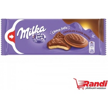 Milka Бисквити Milka choco jaffa шоколадов мус 128гр